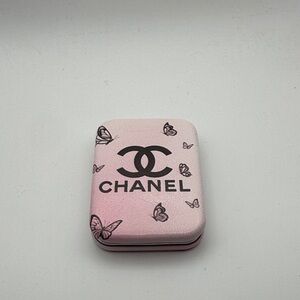 Pink Butterfly Compact Mirror